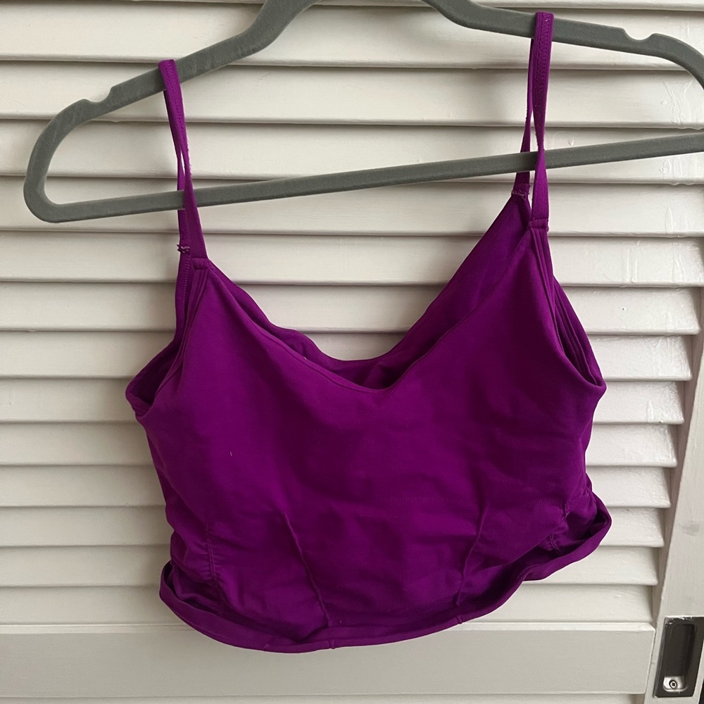 Free People Good Karma Ruched Crop Tank Top